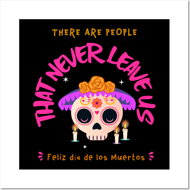 There Are People That Never Leave Us Wall Art by BrambleBoxDesigns